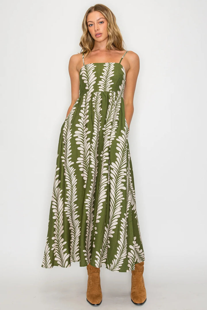 Lexi Frond Maxi Dress