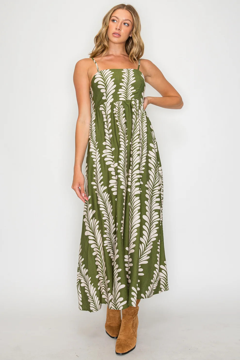 Lexi Frond Maxi Dress