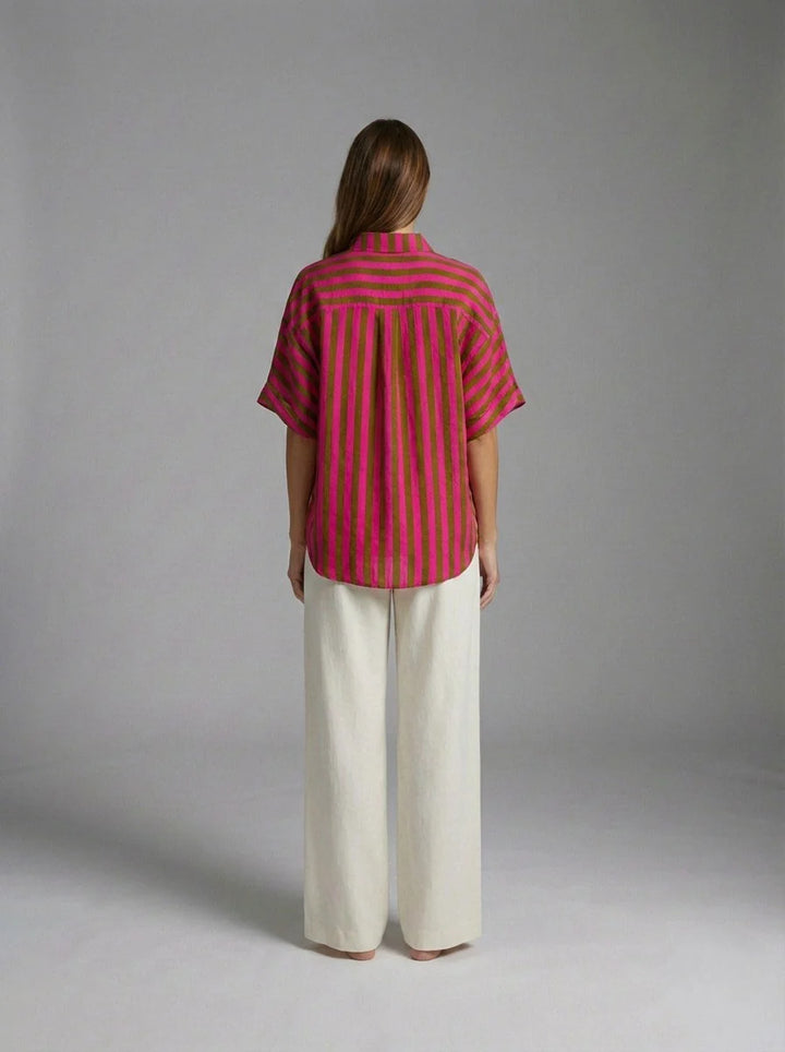 Rosewood Stripped Blouse