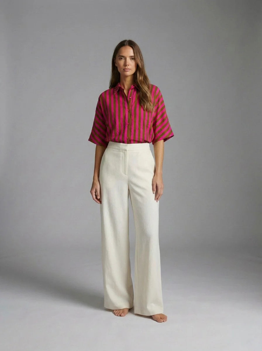 Rosewood Stripped Blouse