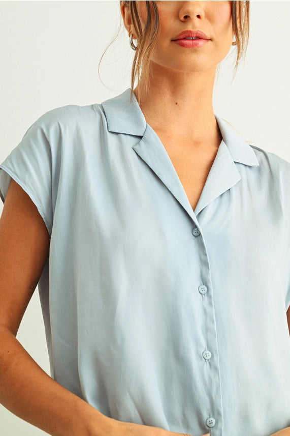 Mabel Silky Button-Up