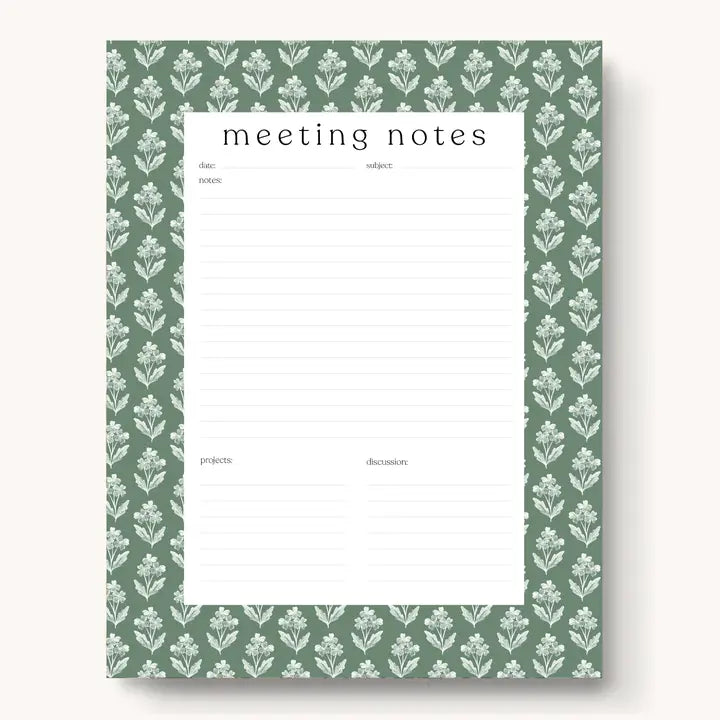 Meeting Notes Pad