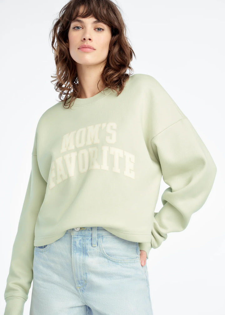 Mom's Favorite Cropped Sweatshirt