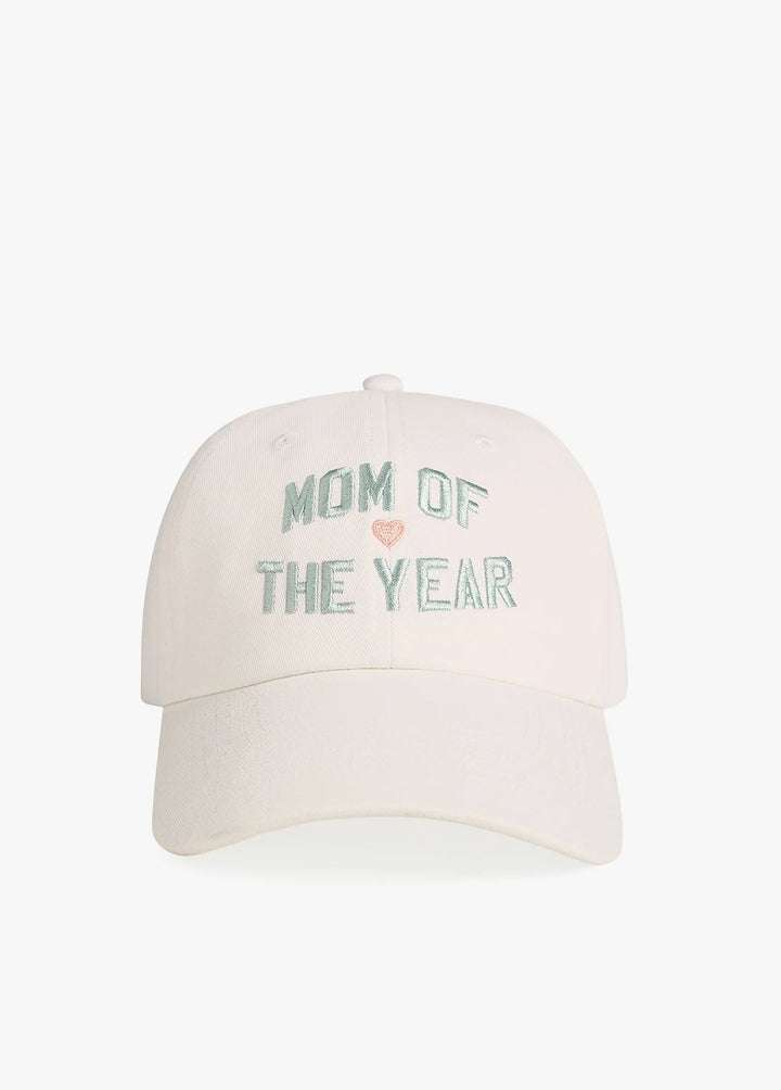 Mom of the Year Hat - Cream