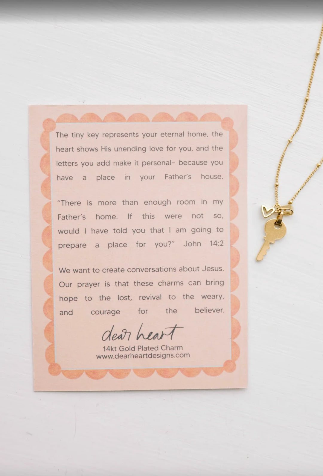 My Father's House Charm Necklace
