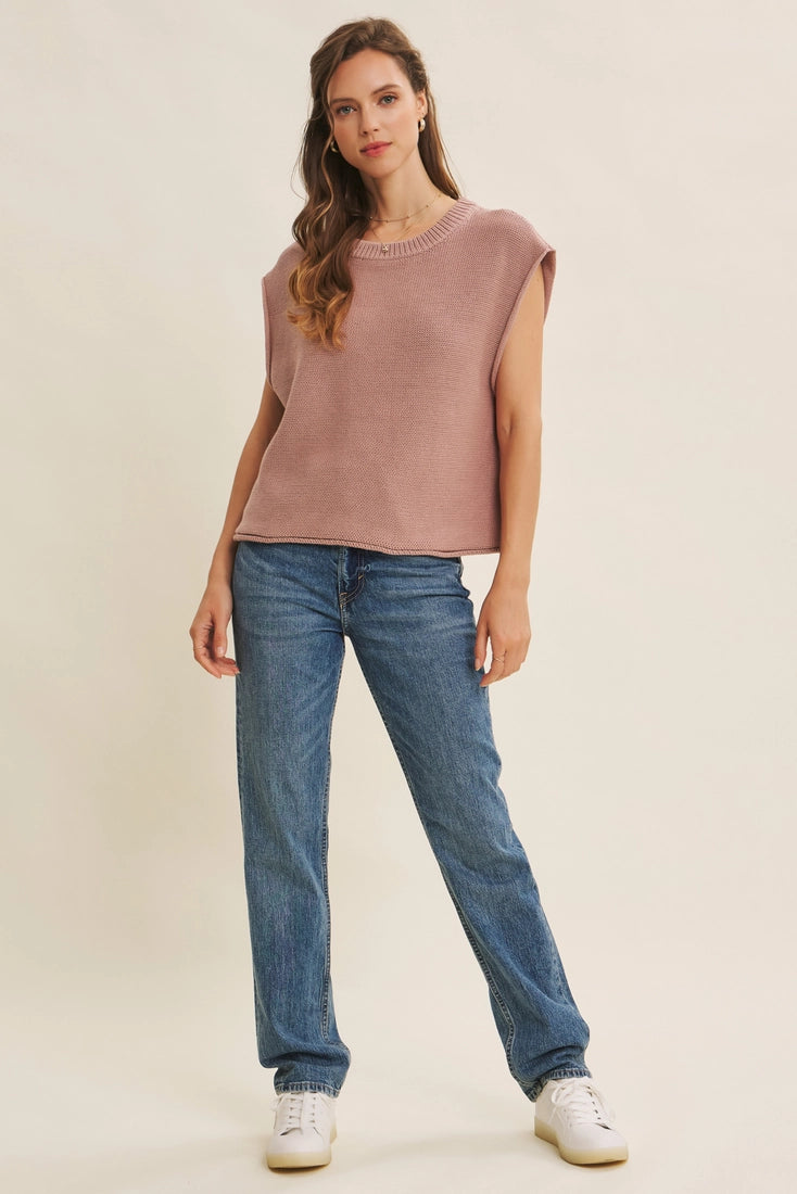 Oversized Sweater Vest