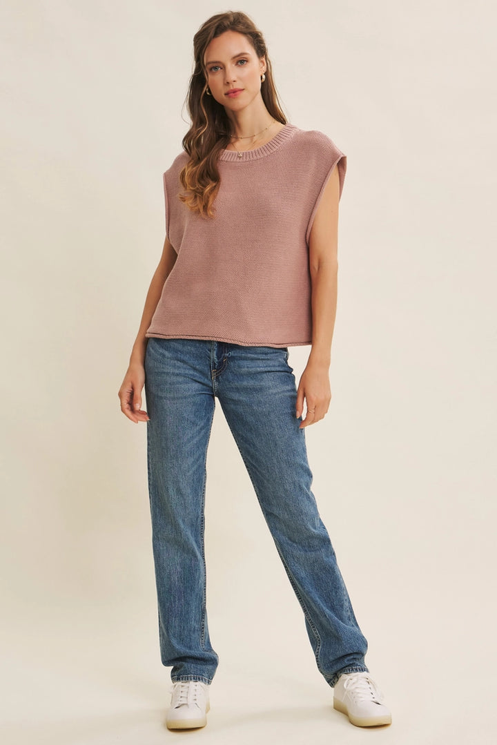 Oversized Sweater Vest