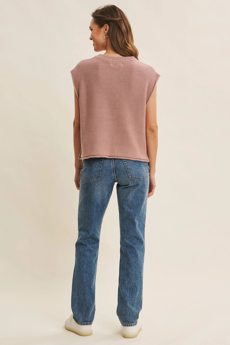 Oversized Sweater Vest