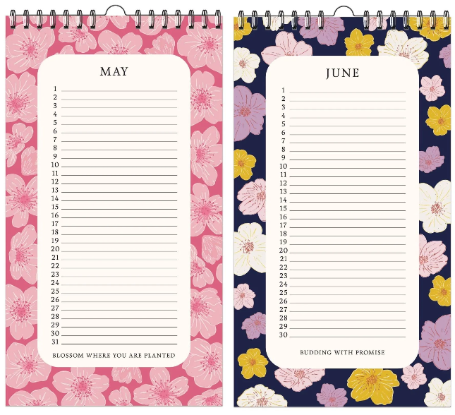 Floral Perpetual Calendar