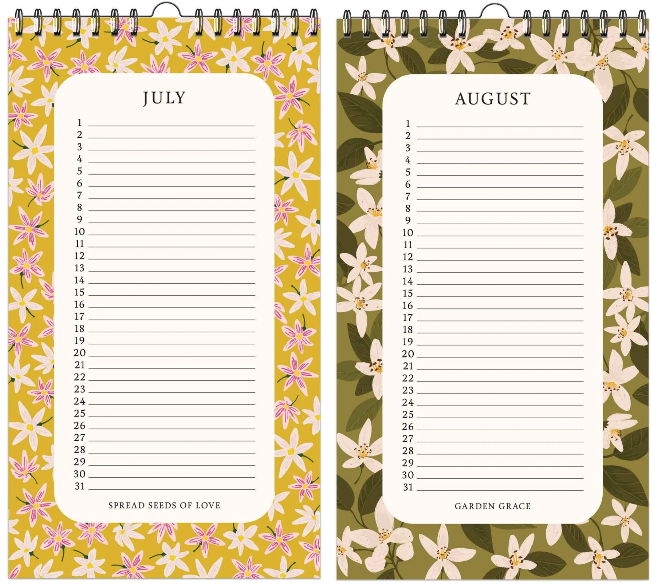 Floral Perpetual Calendar