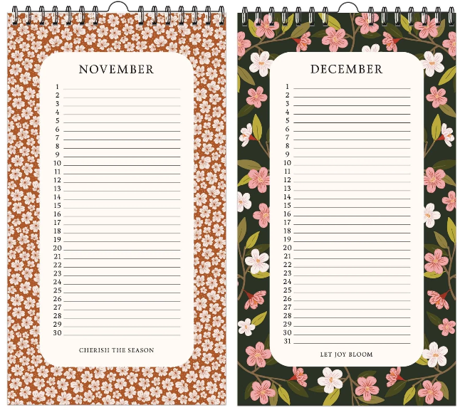 Floral Perpetual Calendar