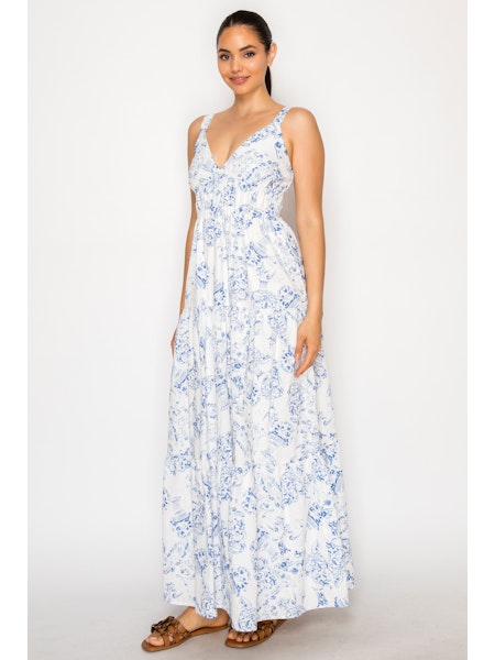 Piper Porcelain Maxi Dress
