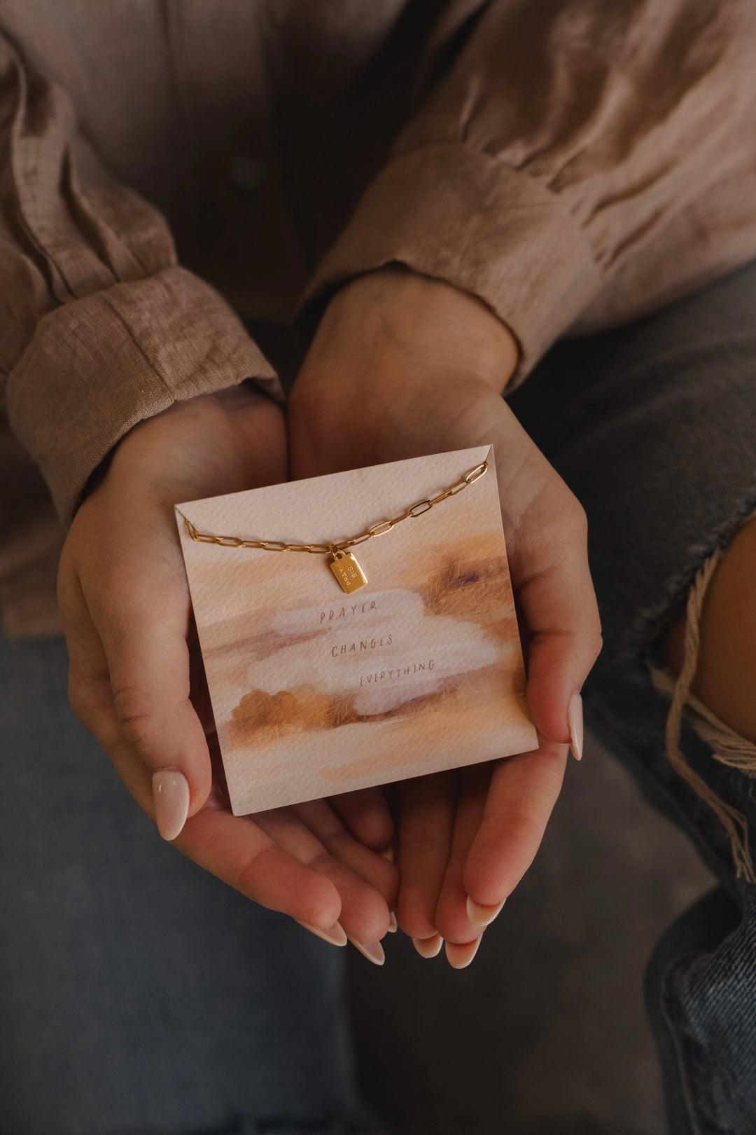 Pray Big Charm Necklace