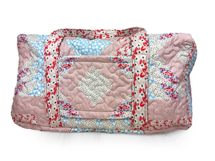 Patchwork Quilted Weekender Bag