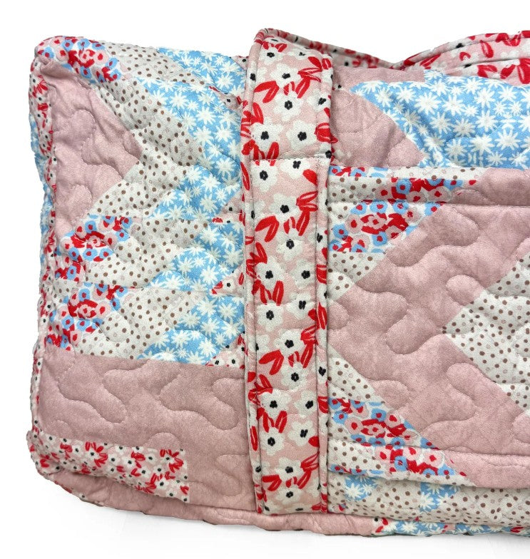 Patchwork Quilted Weekender Bag