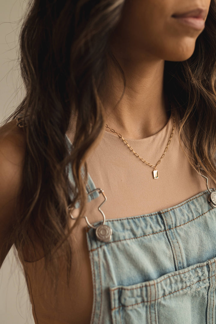 Rest in Him Charm Necklace