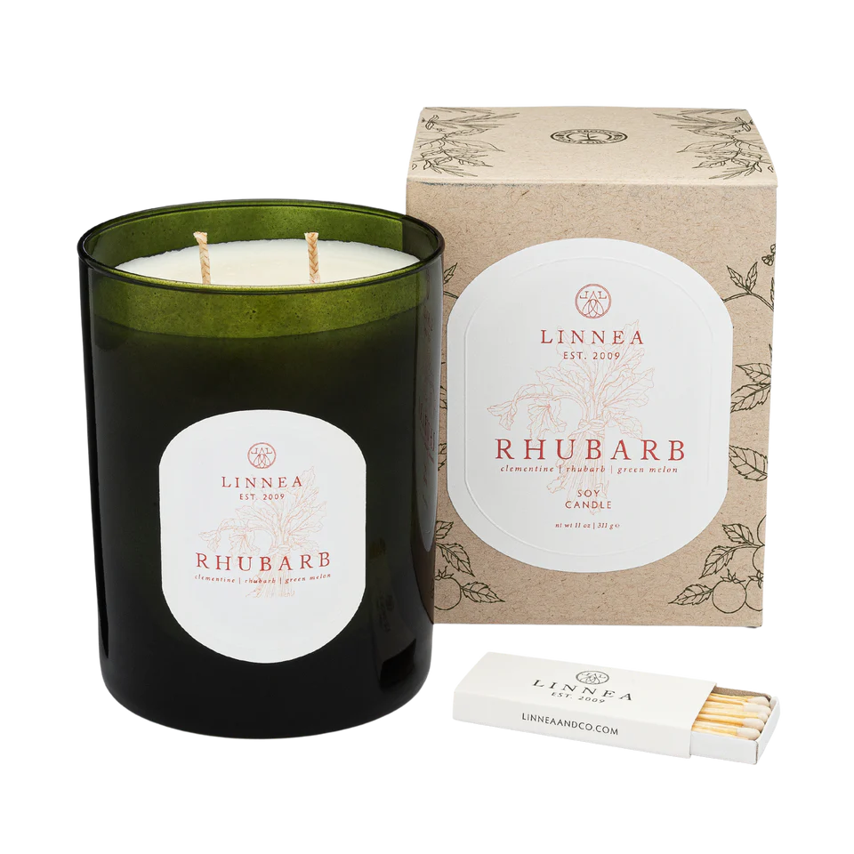 Rhubarb 2-Wick Candle