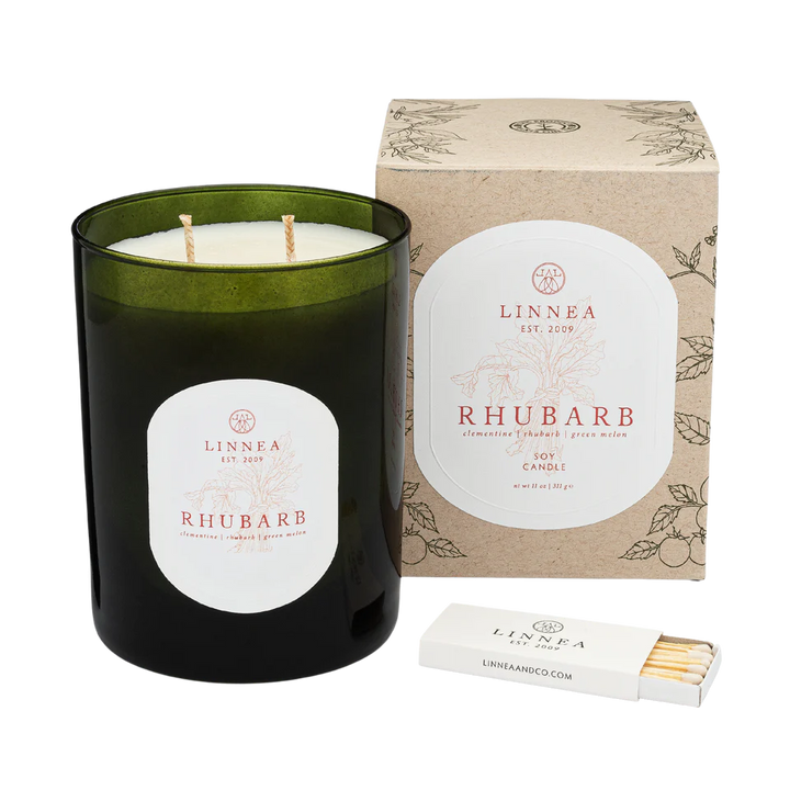 Rhubarb 2-Wick Candle
