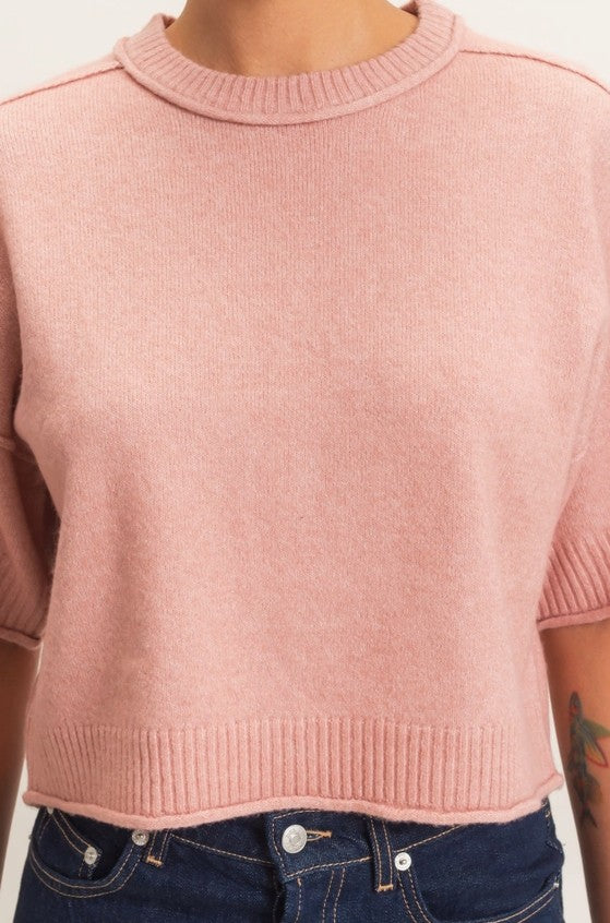 Rosalie Short Sleeve Knit Top