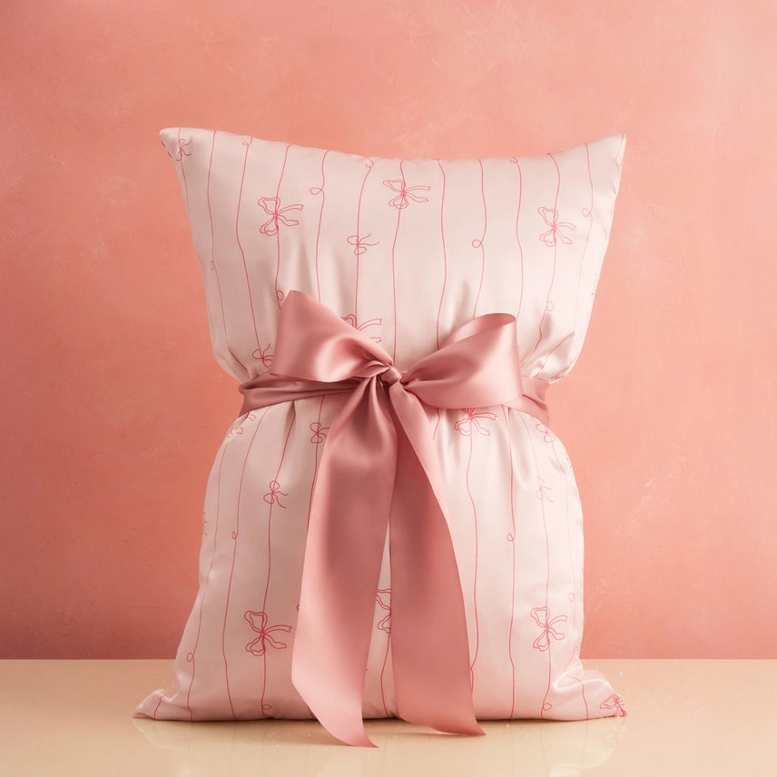 Bow Satin Pillowcase