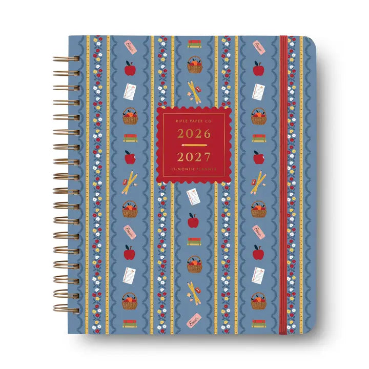 2027 Schoolhouse 17-Month Academic Hardcover Spiral Planner