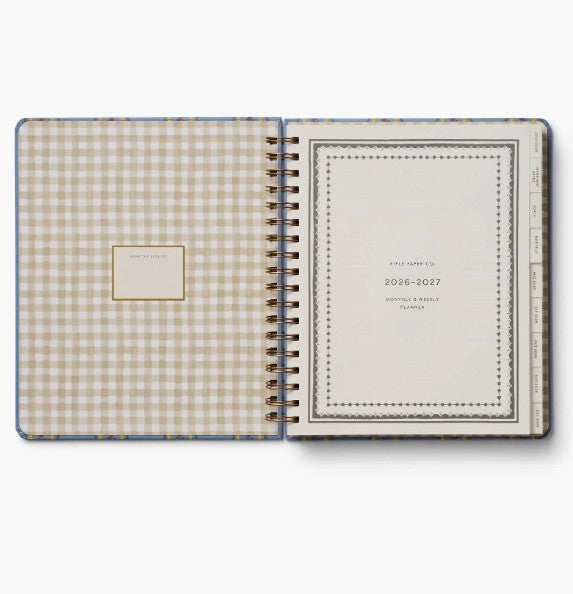 2027 Schoolhouse 17-Month Academic Hardcover Spiral Planner