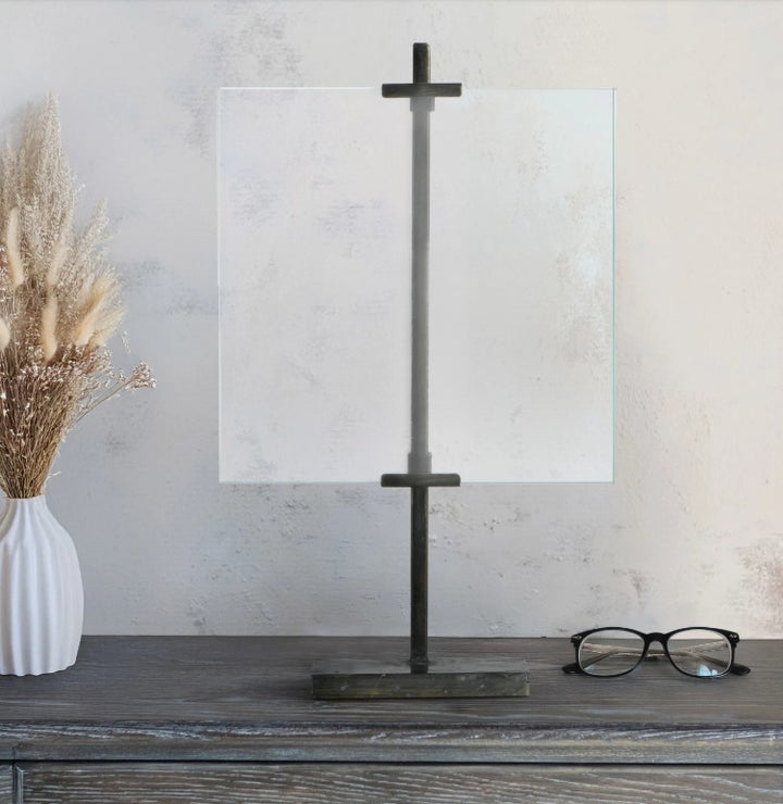 Floating Photo Frame with Metal Stand