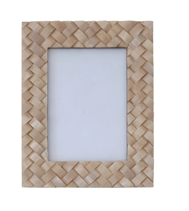 Woven Resin Photo Frame