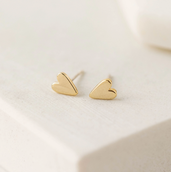 Everly Heart Stud Earrings