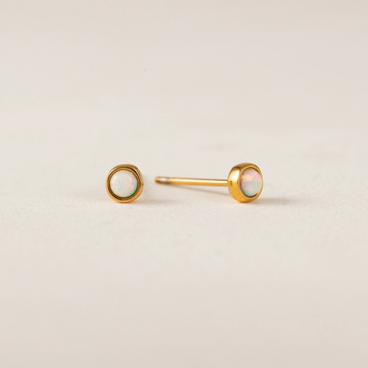 Opal Stud Earrings