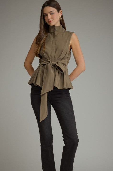 Alexa Front Tie Blouse