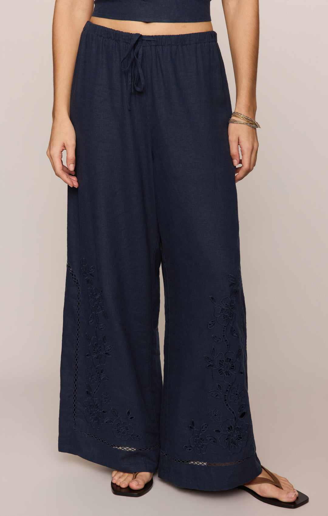 Sid Embroidered Woven Pants