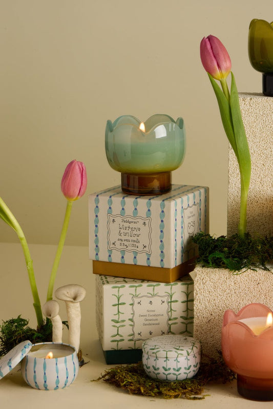 Wisteris & Willow Tulip Candle