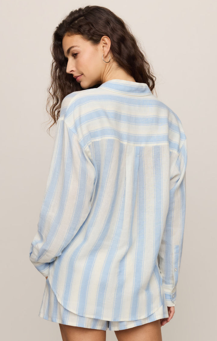 The Perfect Striped Button-Up - Skyline
