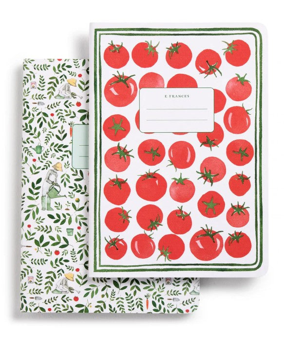 Tomato Gardener Stitched Notebook Set