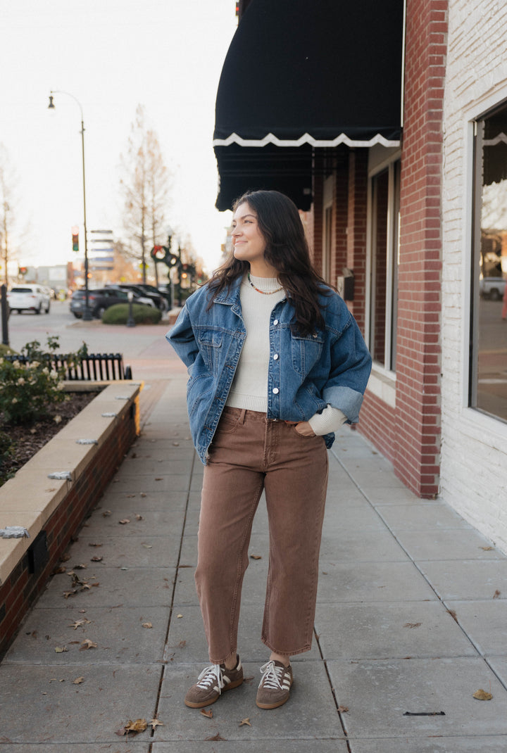 Molly Washed Denim Pants