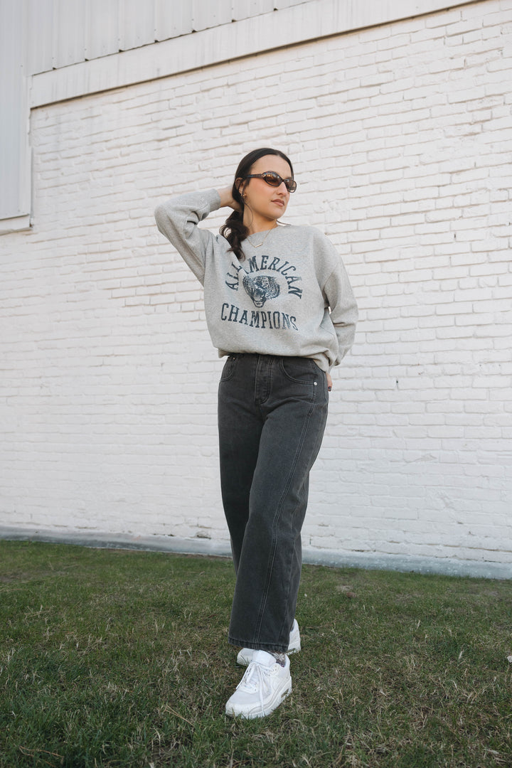 Bridget Barrel Jeans in Black
