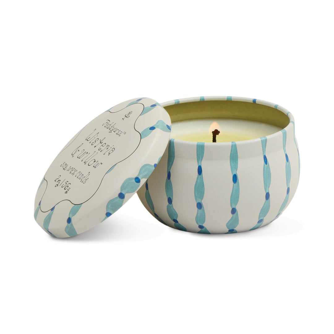 Wisteria & Willow Tulip tin Candle