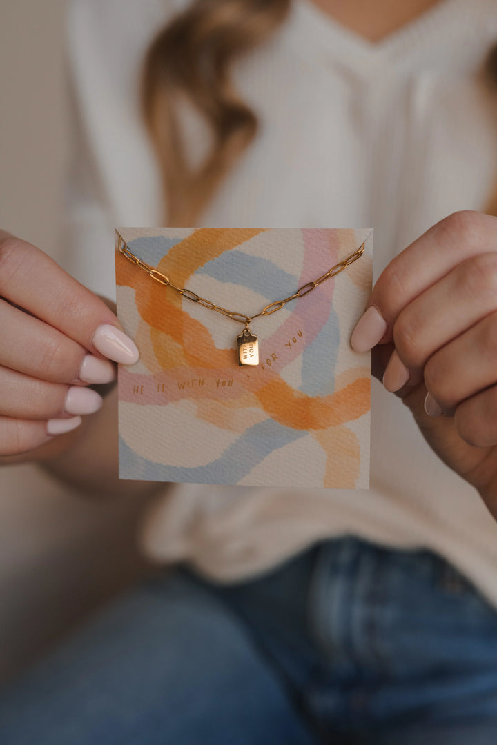 With You Charm Necklace