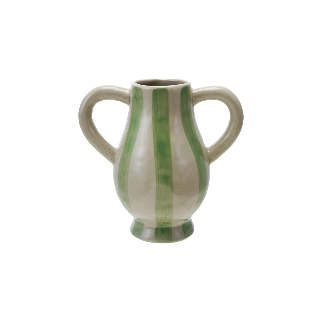 Hand-painted Vase with Handles