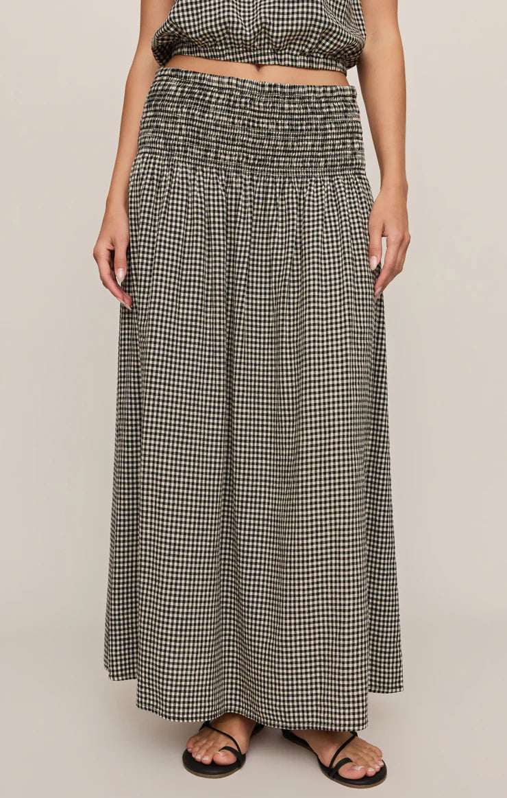 Brook Gingham Maxi Skirt