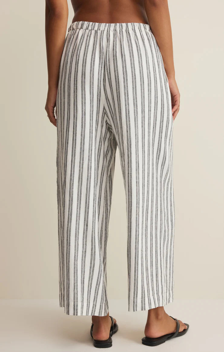 The Perfect Stripped Linen Pants