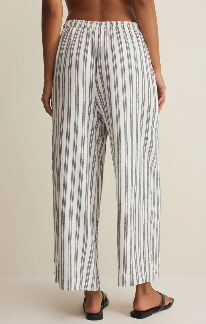 The Perfect Stripped Linen Pants
