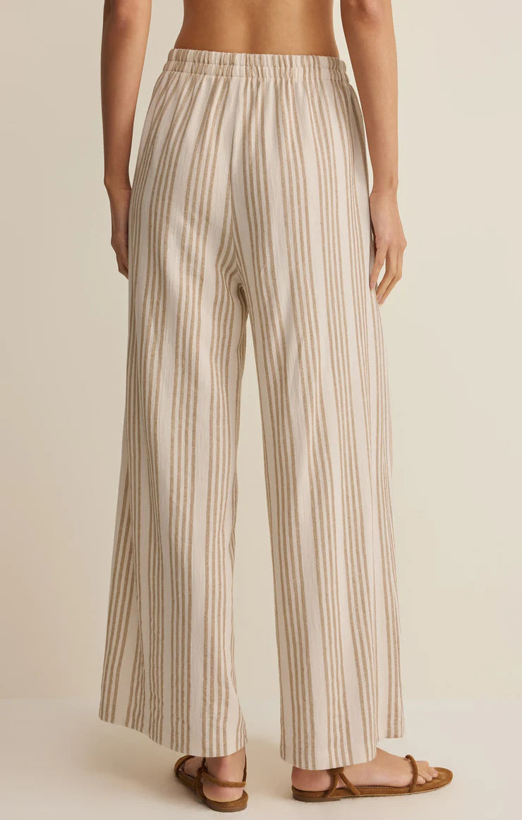 Scout Knit Stripped Pant in Cloud