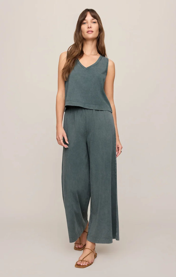 Sloane V-Neck Cotton Jersey Tank