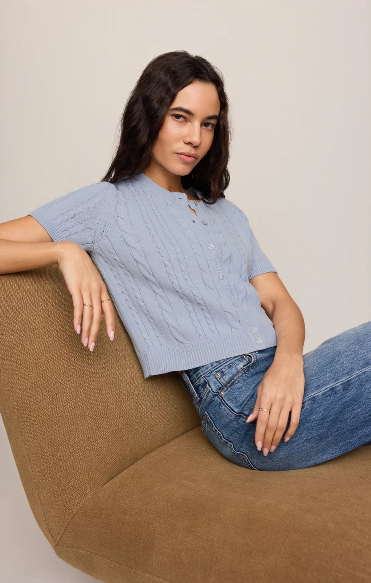 Cera Cardigan in Skyline