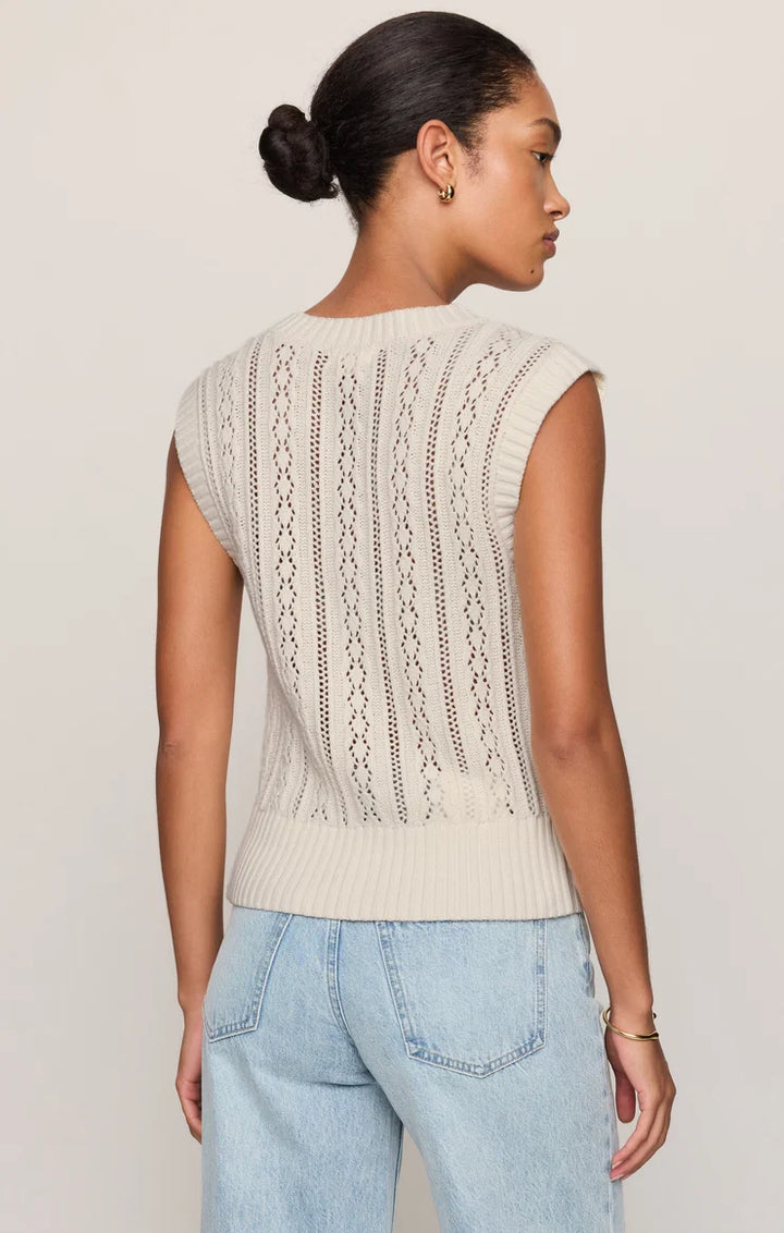 Cabot Sweater Vest Sandstone