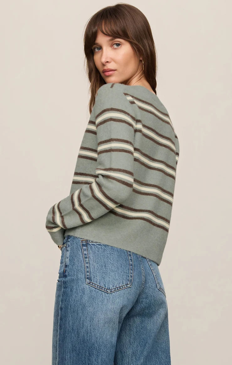 Medina Cozy Stripped Cardigan