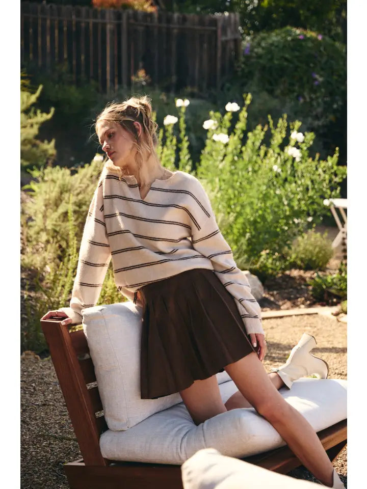 Audrey Striped Sweater