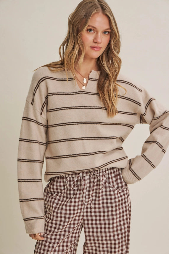 Audrey Striped Sweater